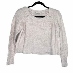 Billabong Light Pink Eyelash Crop Sweater Medium